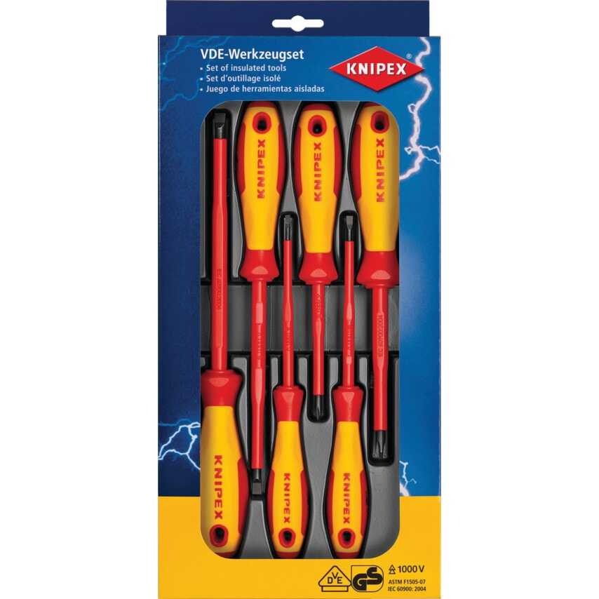 002012V01 1000V Screwdriver Set 6PC