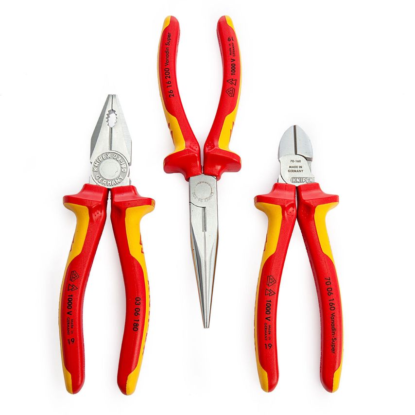002012 Electro VDE Plier Set (3 Piece)