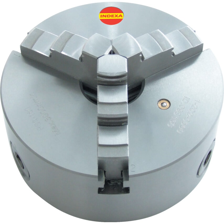 003204 160mm 3-Jaw Cast Iron Chuck Rear Mount