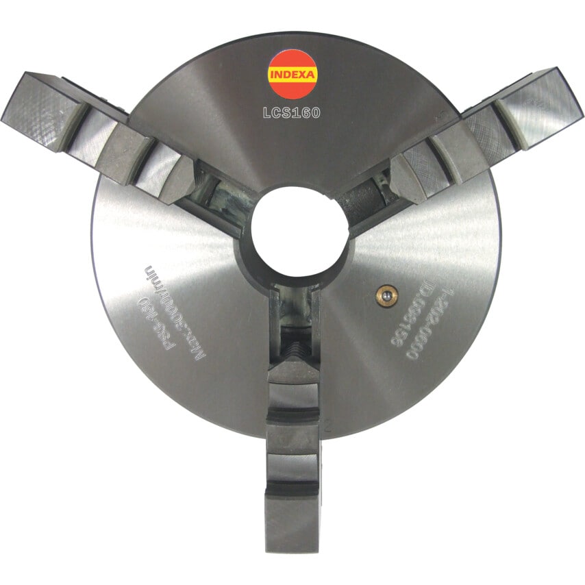 003204 160mm 3-Jaw Cast Iron Chuck Rear Mount