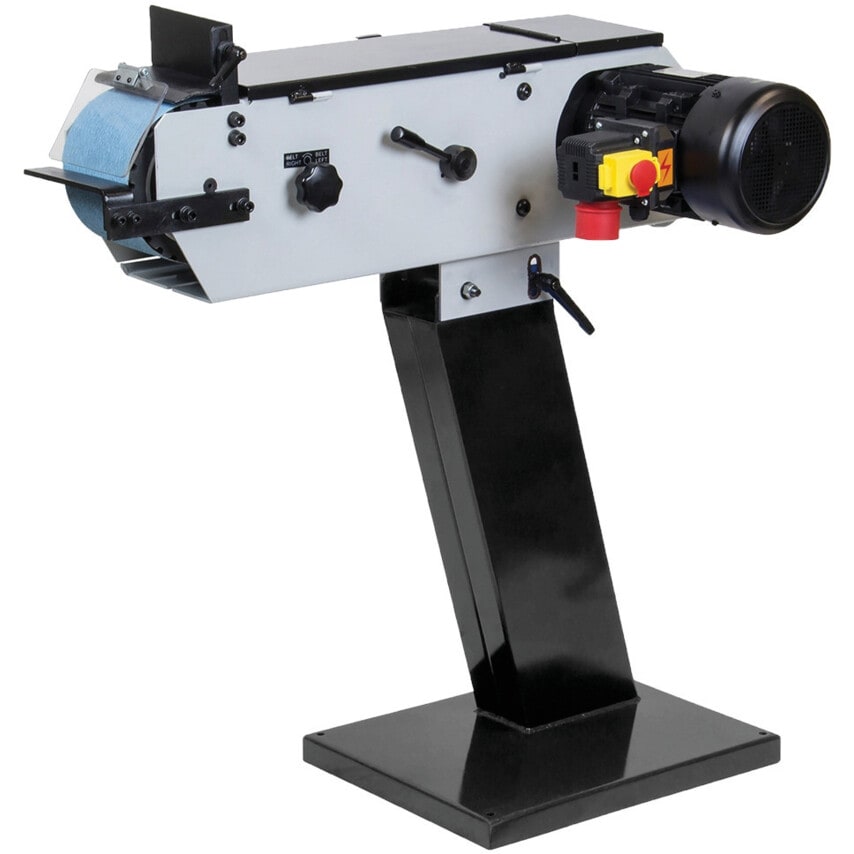 01949 150MM (6") Heavy Duty 4HP Pedestal Belt Linisher 400V