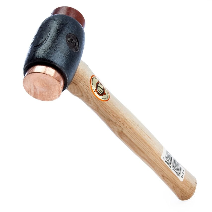 03-214 Copper & Hide Hammer Size 3 (44MM) 1600G