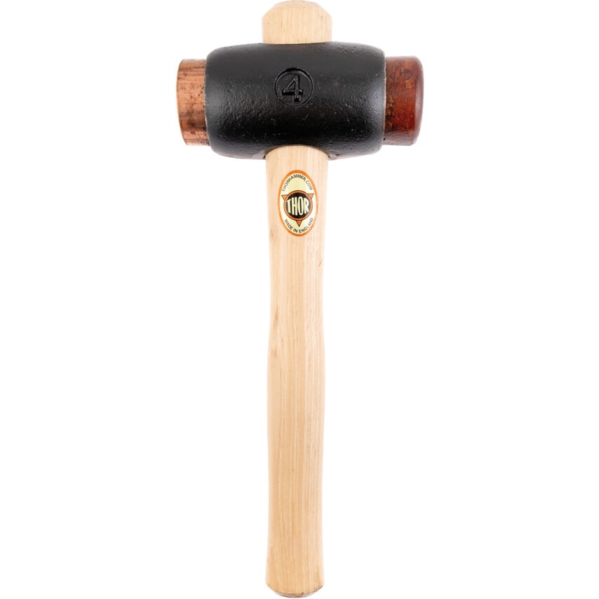 03-216 50mm Copper Hide Hammer with Wood Handle