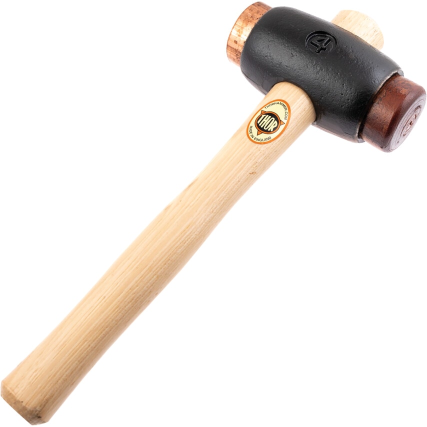 03-216 50mm Copper Hide Hammer with Wood Handle