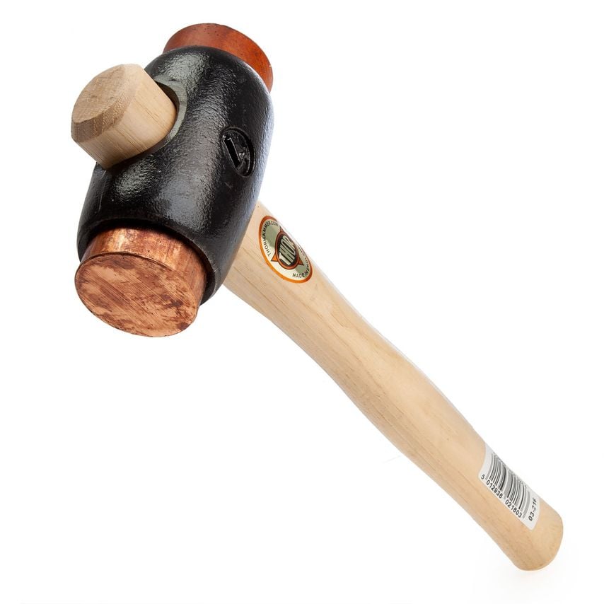 03-216 Copper & Hide Hammer Size 4 (50MM) 2380G