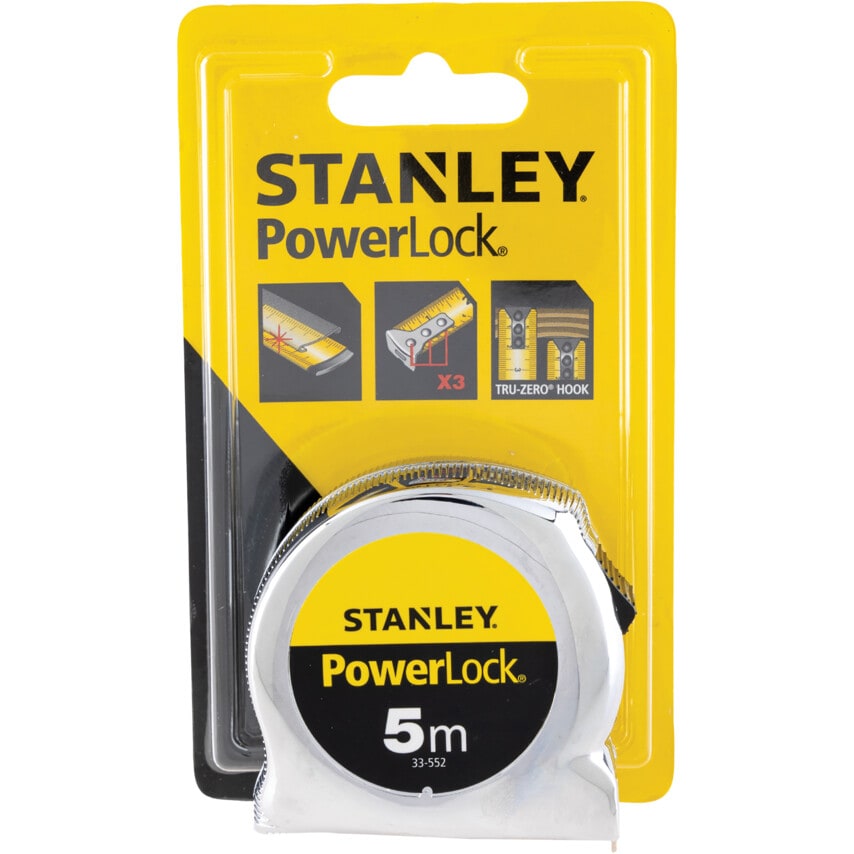 0-33-552 5m Micro PowerLock Tape Metric Only