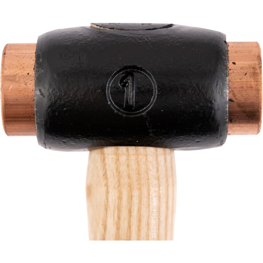 04-310 32mm Copper Soft Faced Hammer with Wood Handle