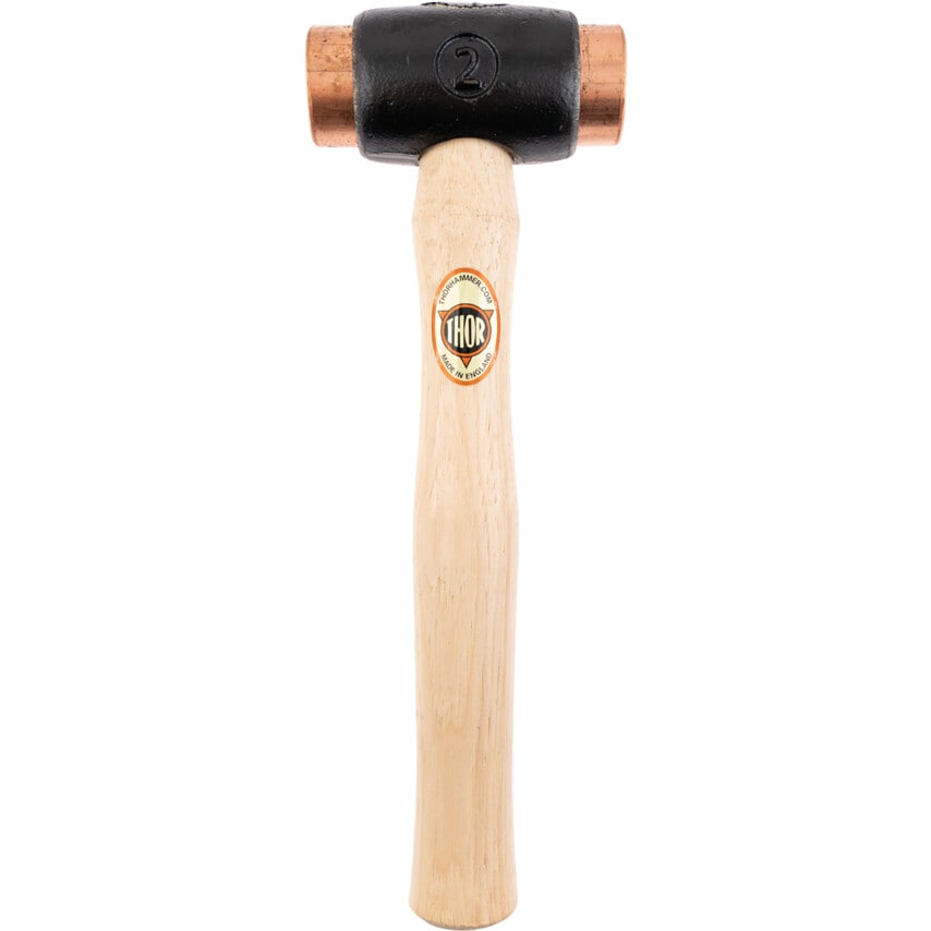 04-312 38mm Copper Soft Faced Hammer with Wood Handle
