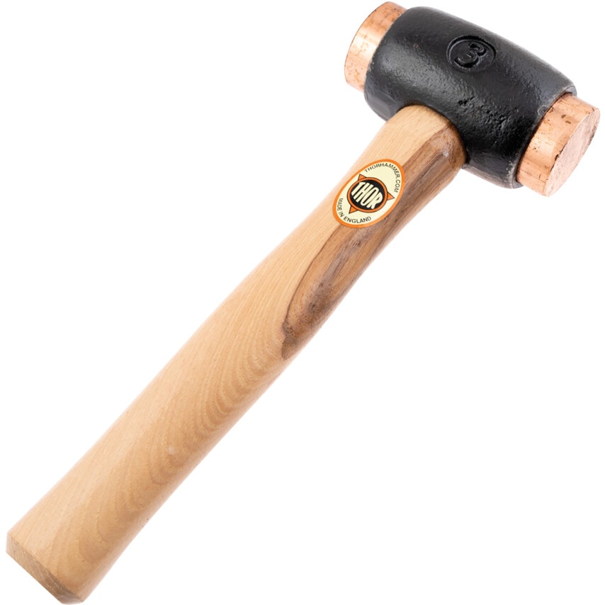 04-314 44mm Copper Soft Faced Hammer with Wood Handle