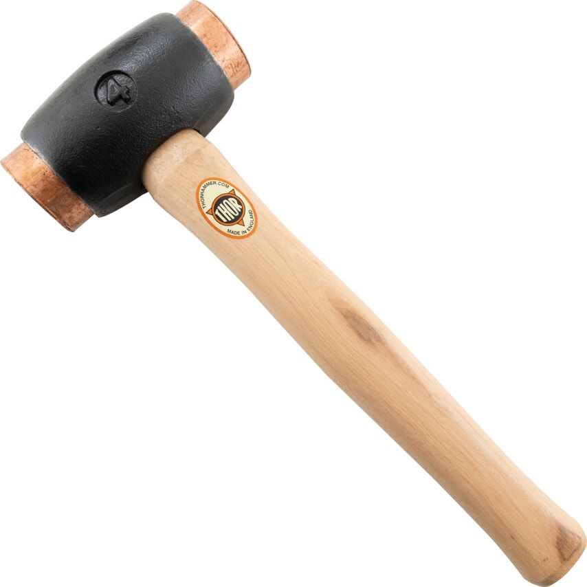 04-316WT 50mm Copper Soft Faced Hammer with Wood Handle