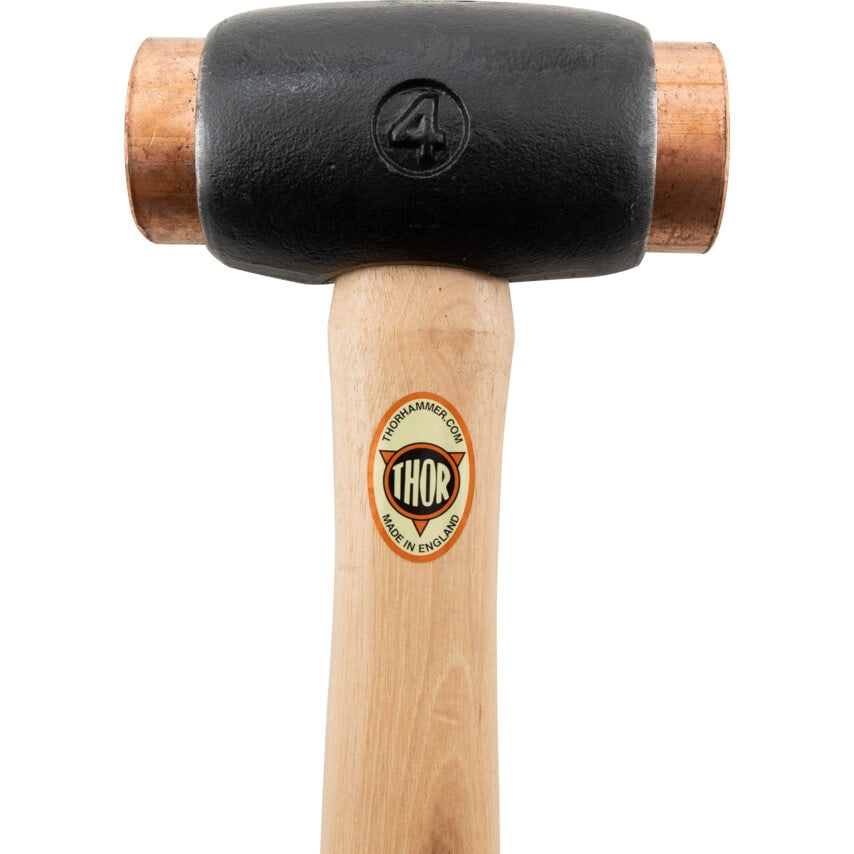 04-316WT 50mm Copper Soft Faced Hammer with Wood Handle