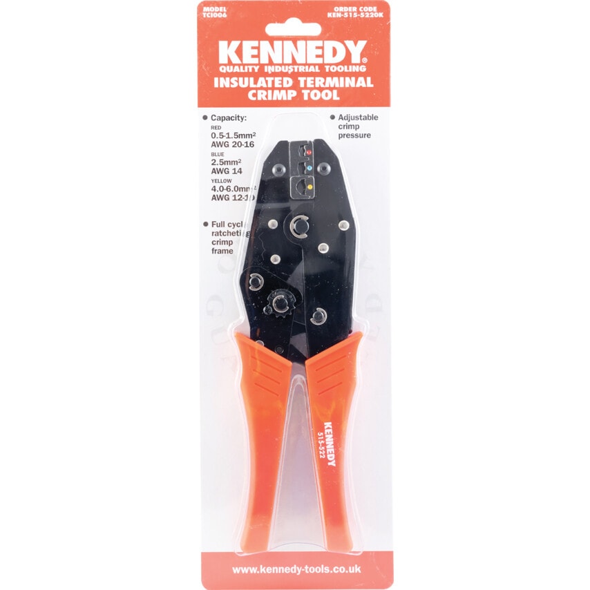 0.5-6mm Ratchet Crimping Pliers