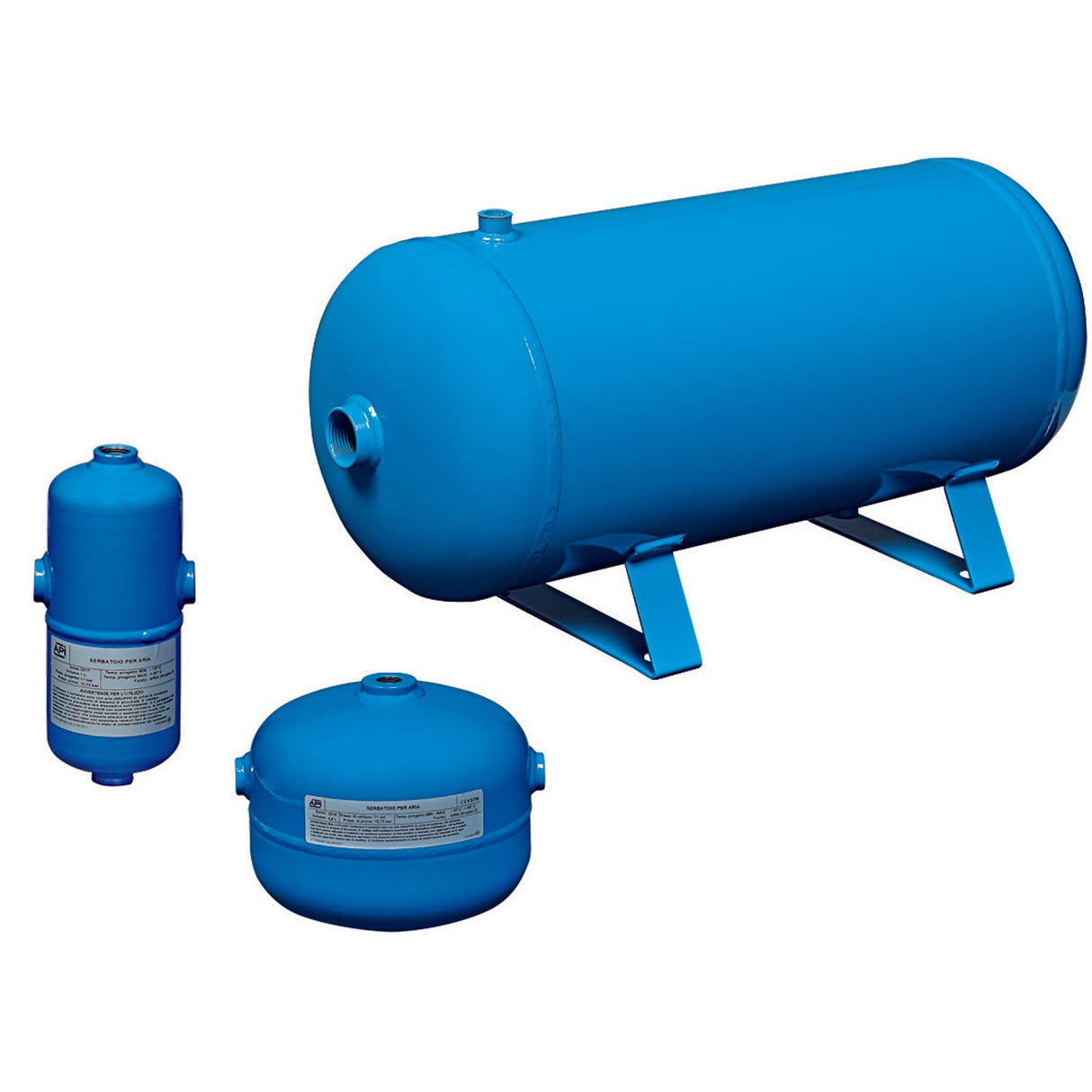 0.5 Litre Steel Air Reservoir with 2 Connections