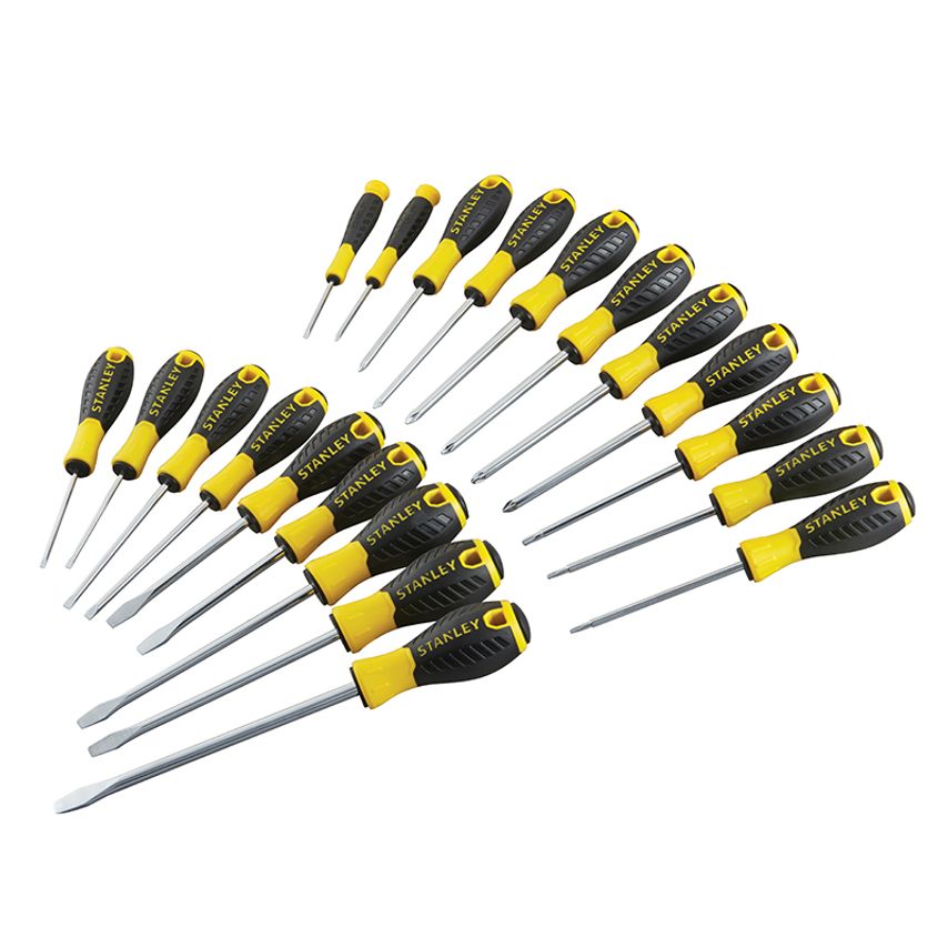 0-60-213 Essential Screwdriver Set, 20 Piece STA060213