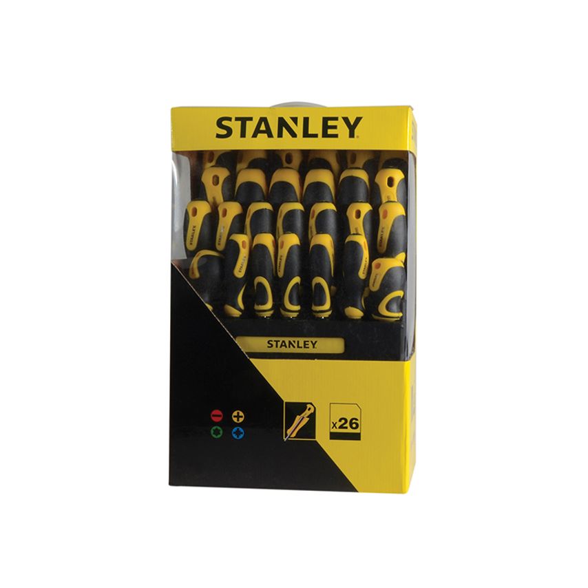 062142 Screwdriver Set in Rack, 26 Piece STA062142