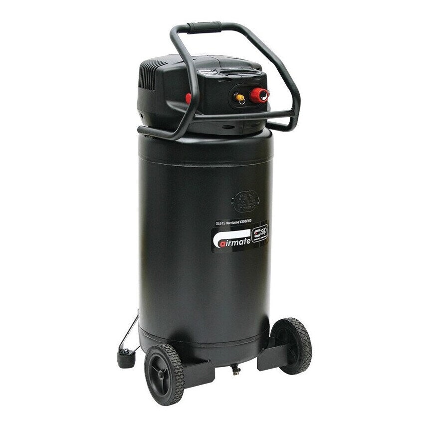 06245 V300/100 2.5HP 100LITRE Vertical Airmate Hurricane, Oil-free, Direct Drive Air Compressor 230V