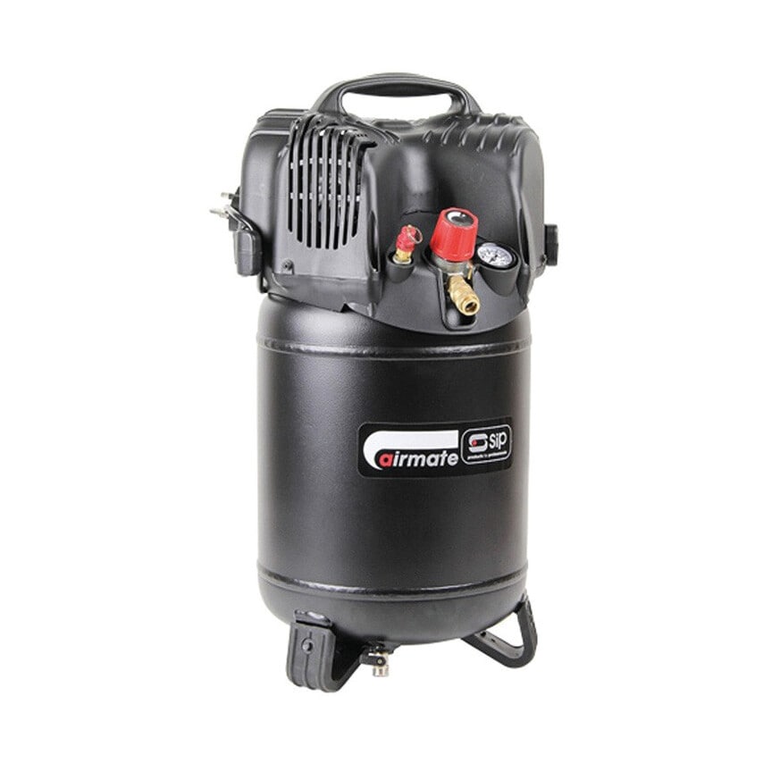 06249 V215/25 1.5HP 24 Litre Vertical Airmate Hurricane, Oil-free, Direct Drive Air Compressor 230V