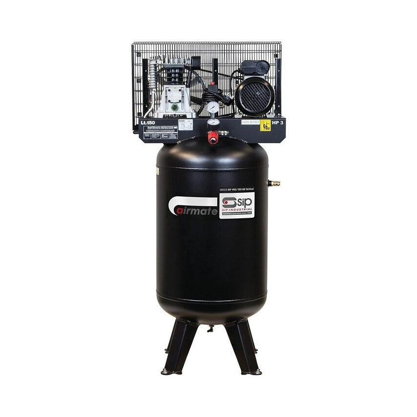 06323 VN3/150-SB 3HP Vertical 150L Air Compressor 230V (13A)