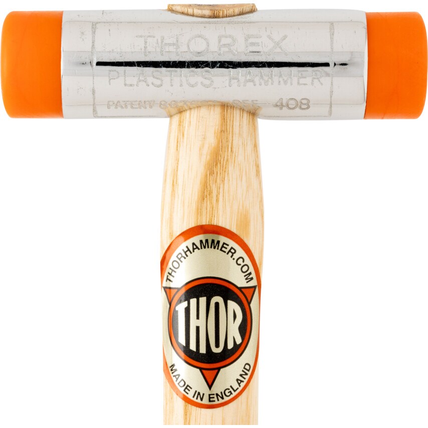 07-408 25mm Plastic Hammer with Wood Handle