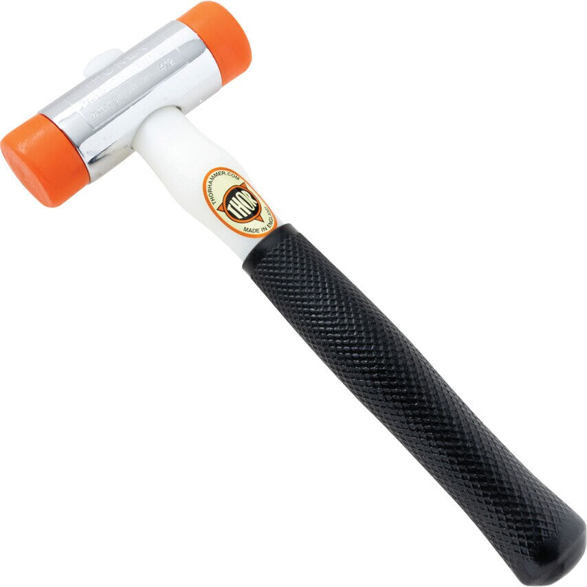 07-412 38mm Medium Hard Faced Hammer Plastic Shaft