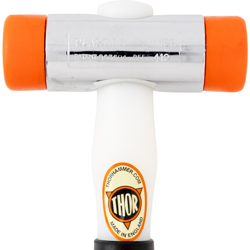 07-412 38mm Medium Hard Faced Hammer Plastic Shaft