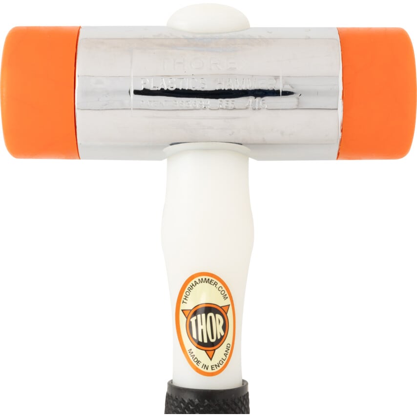 07-416 50mm Medium Hard Faced Hammer Plastic Shaft