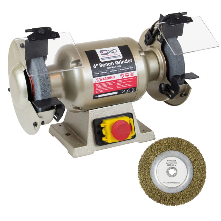 07625 - Professional Bench Grinder 6in (150mm) - 230V