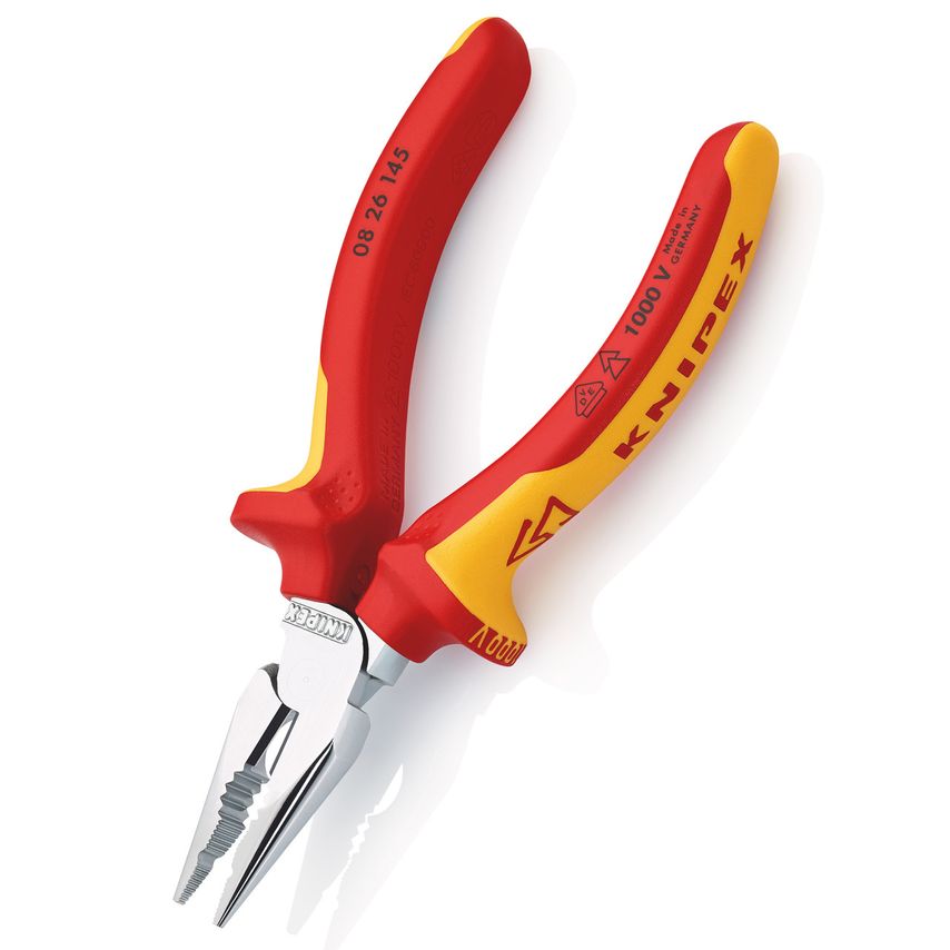 0826145SB Needle-nose Combination Pliers VDE 1000V 145mm