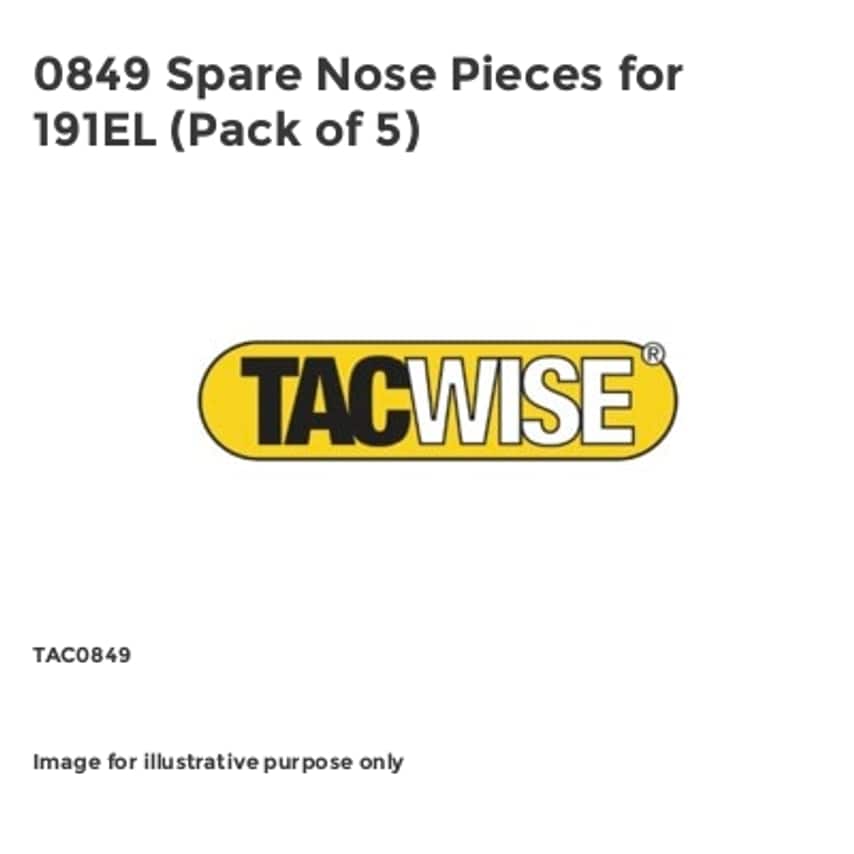 0849 Spare Nose Pieces for 191EL (Pack of 5)