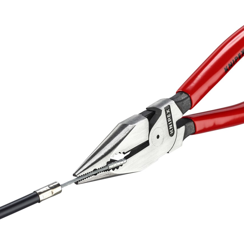 08 21 185 Needle Nose Combo Pliers Plastic Coated 185MM (PK-6)
