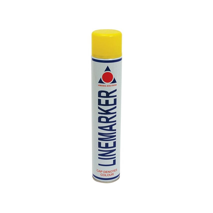 0900 Line Marking Spray Paint Yellow 750ml AERLMPY