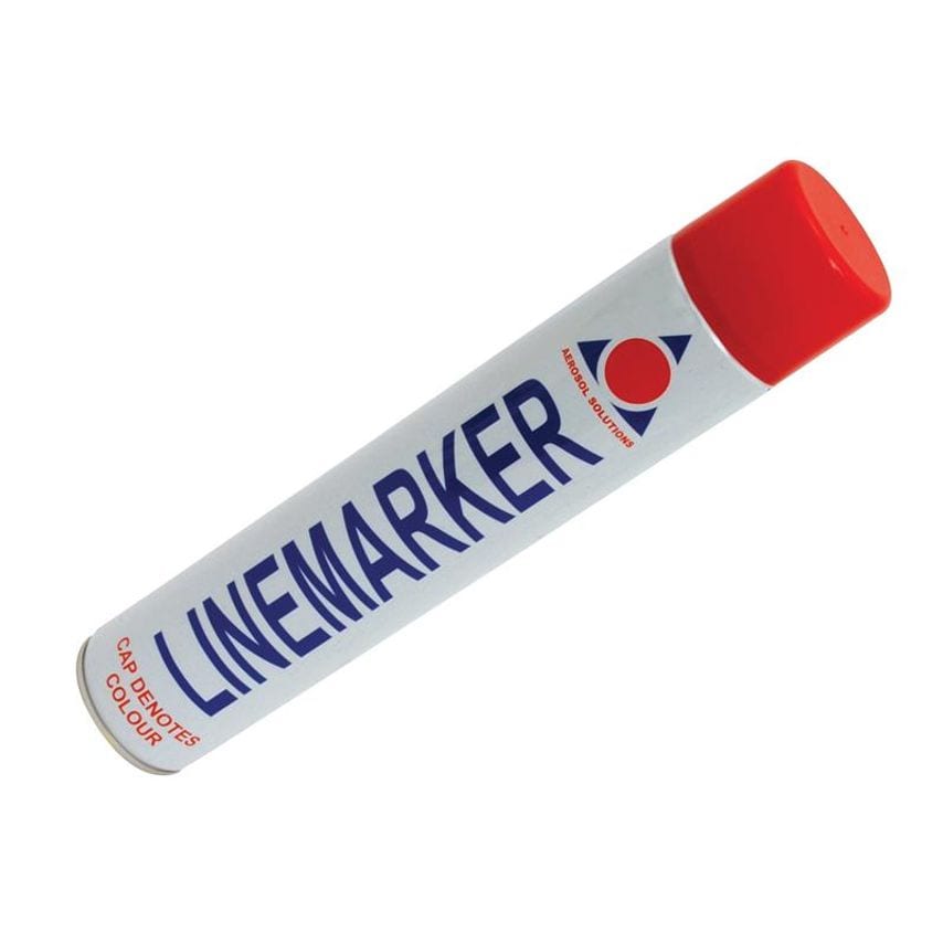 0902 Line Marking Spray Paint Red 750ml AERLMPR