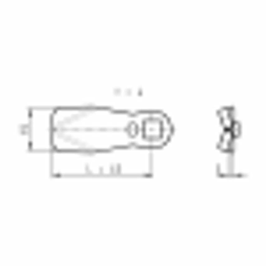 1000-000017-0000000 Cam, Steel Zinc-plated, Offset H = 0 mm, 18, Pack of 100