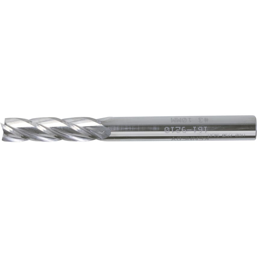 10.00MM Carbide 4 Flute Plain Shank Long Series End Mill