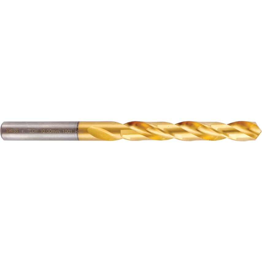 10.00MM TiN Coated Jobber Drill