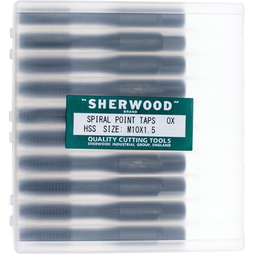 10.00X1.50MM HSS Metric Coarse Ground Thread Spiral Point/Gun Nose Taps