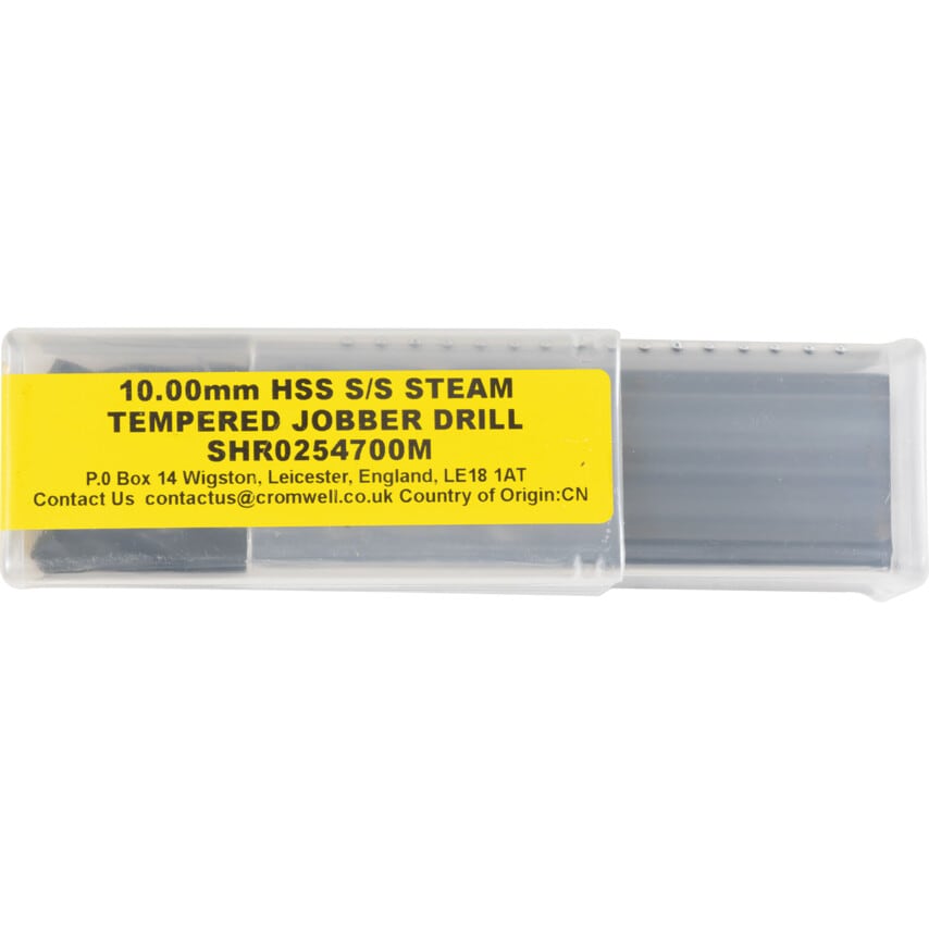 10.00mm HSS S/S Jobber Drill