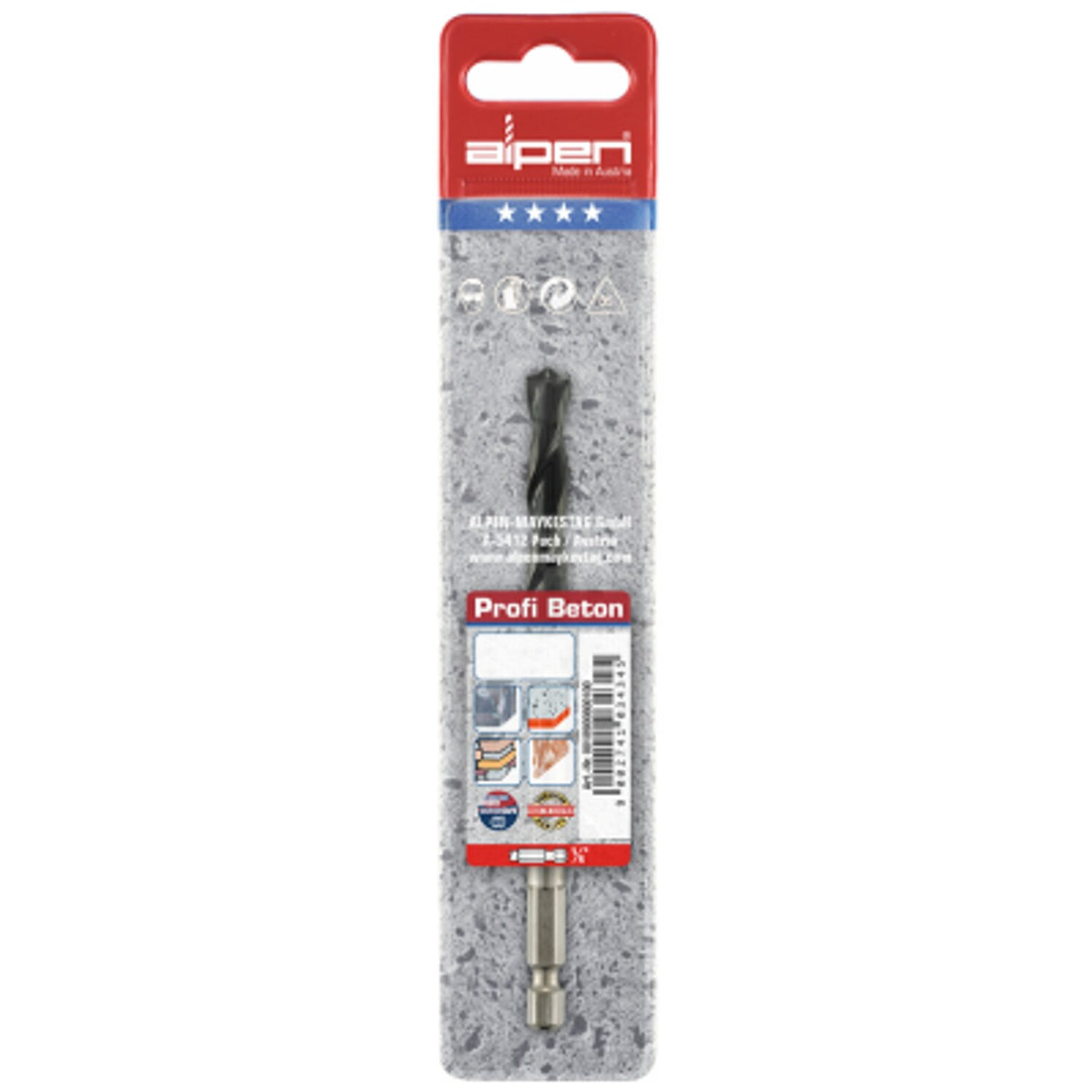 10.00mm x 120mm - Profi Masonry 1/4in Hex