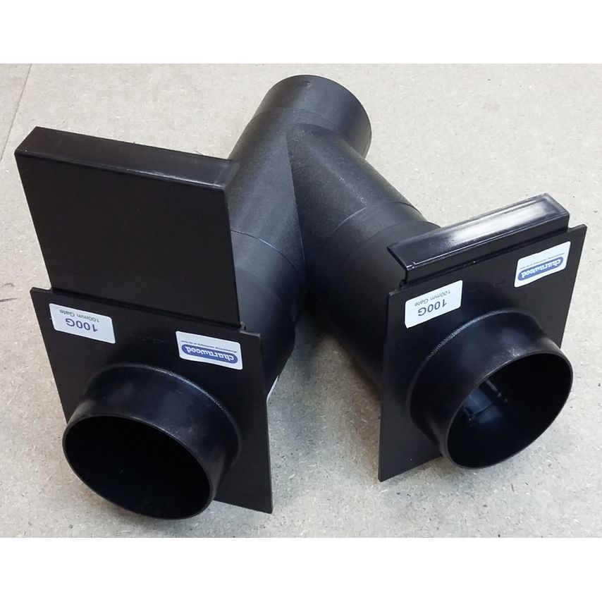 100G Plastic Blast Gate 100mm (4") Diameter