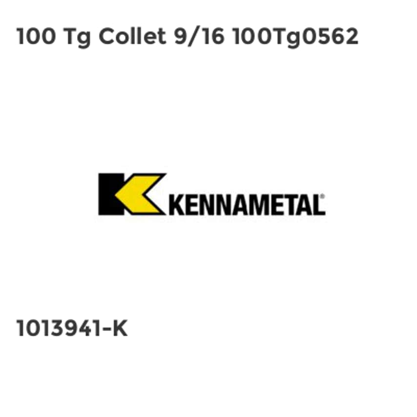 100 Tg Collet 9/16 100Tg0562