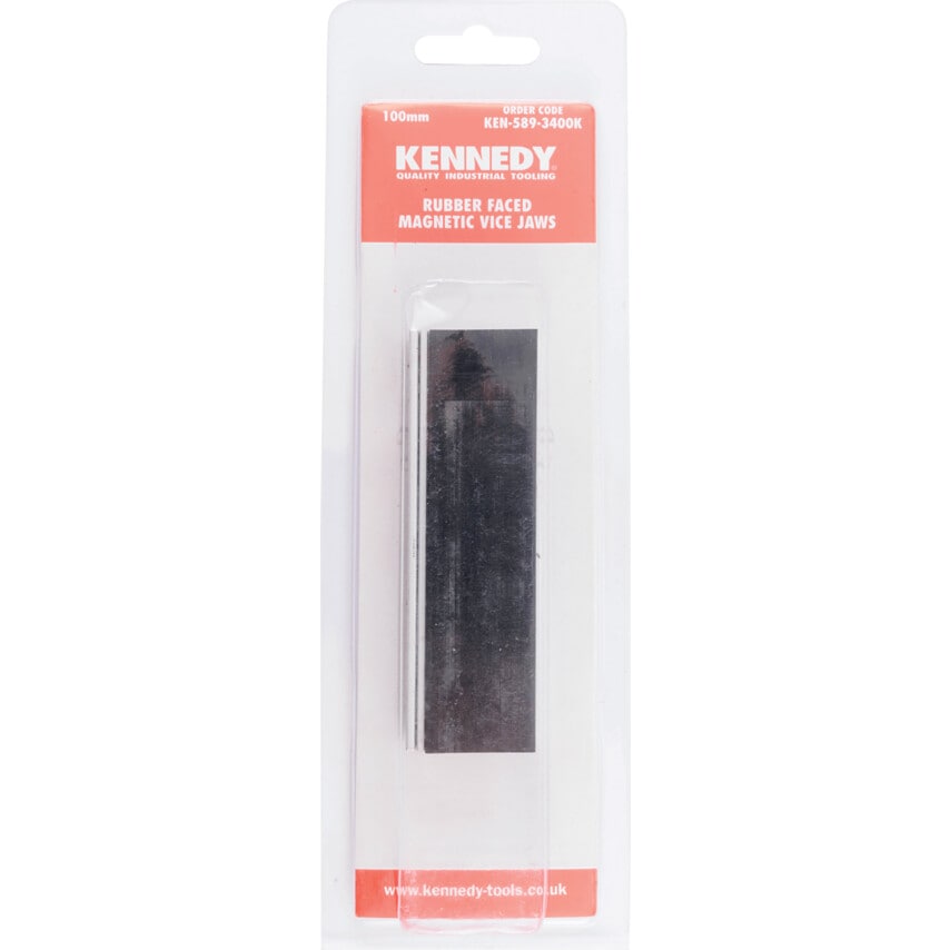 100mm (4") Rubber Faced Magnetic Vice Jaws