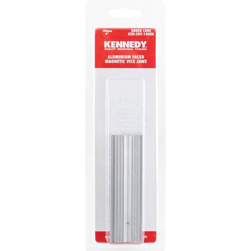 100mm Aluminium Faced Magnetic Vice Jaws