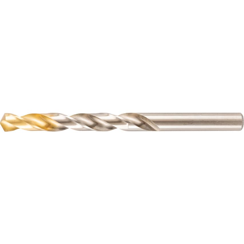 10.20MM HSS Straight Shank Jobber Drills - TiN Tipped
