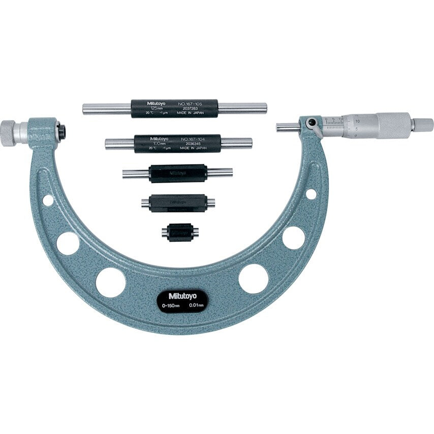 104-135A (104-135) 0-150mm Mic. comes with Anvil & Stds
