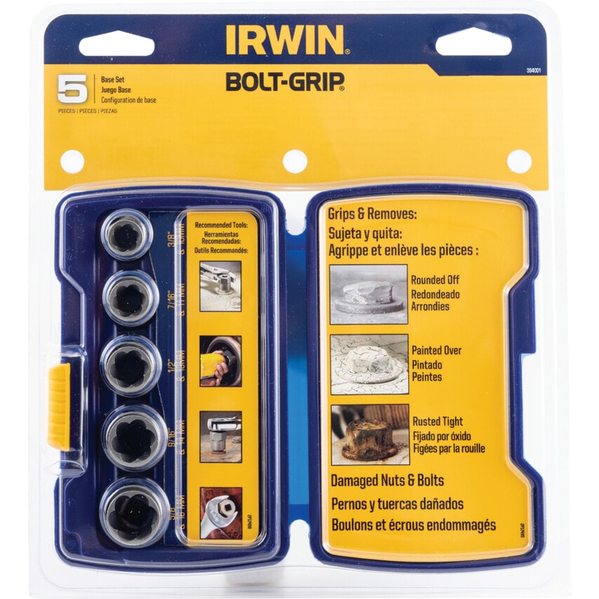 10504634 5 Piece Bolt Grip Base Set (394001)