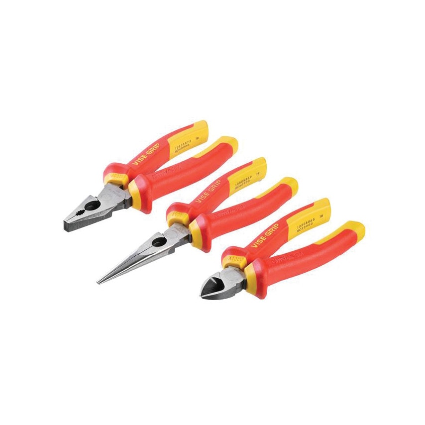 10505519 Vice Grip 3 Piece VDE Plier Set
