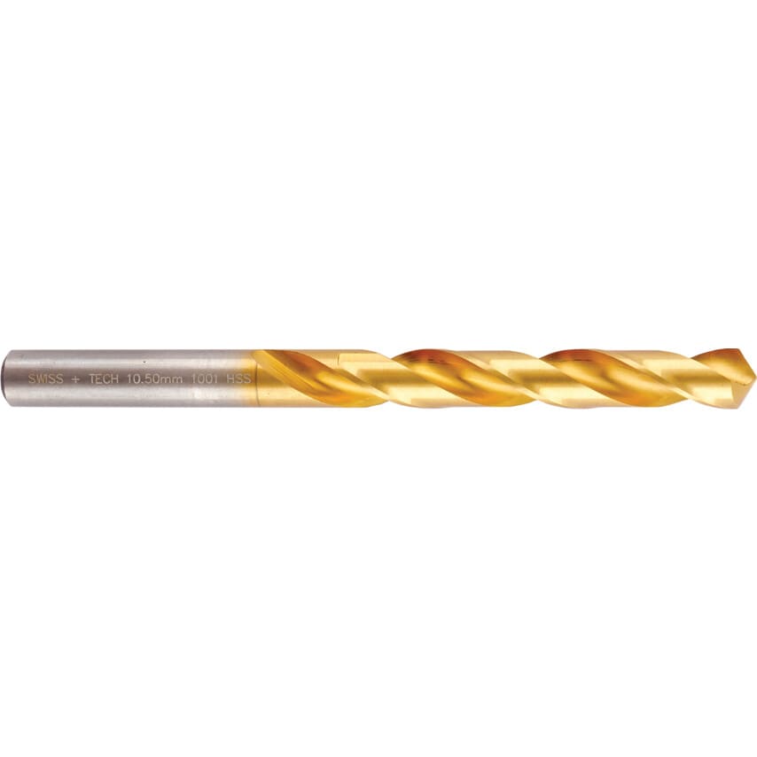 10.50MM TiN Coated Jobber Drill