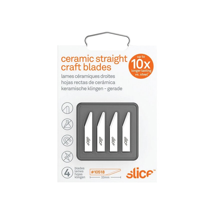 10518 Replacement Angled Craft Blades Ceramic, Pack of 4