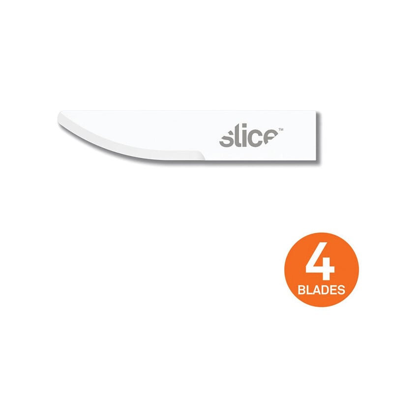 10520 Replacement Curved Craft Blades Ceramic, Pack of 4