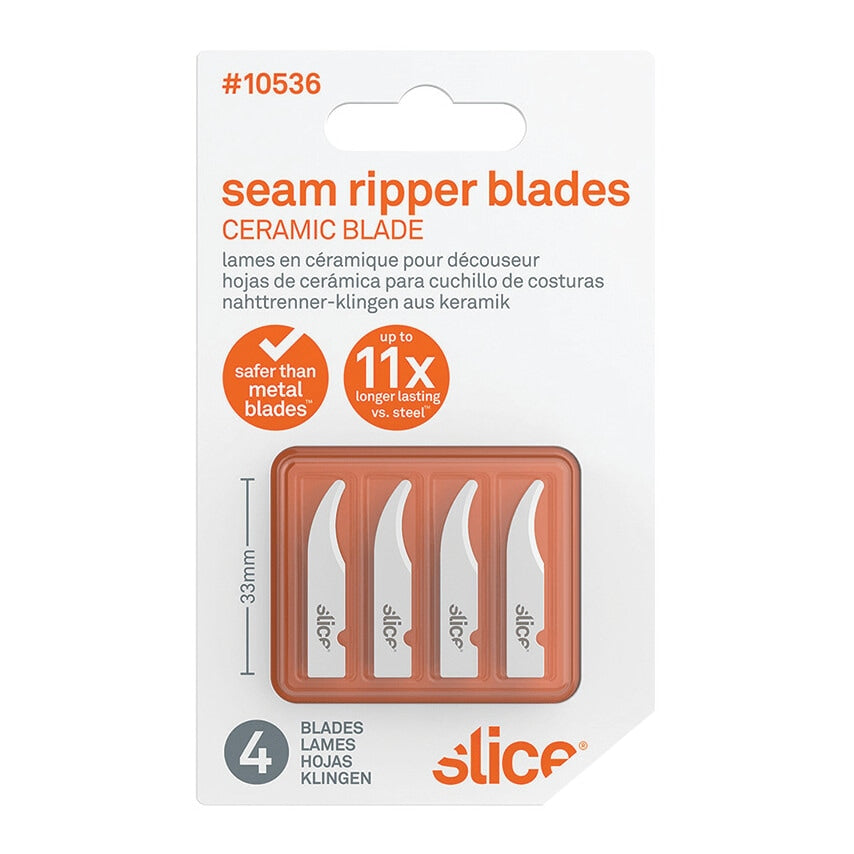 10536 Replacement Craft Blades Ceramic Seam Ripper, Pack of 4